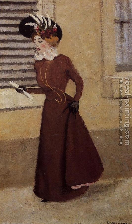 Felix Vallotton : Woman with a Plumed Hat